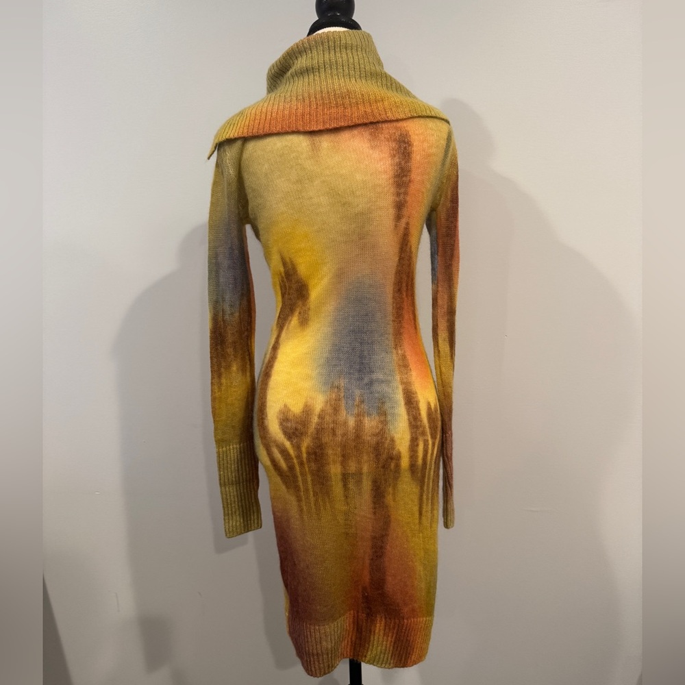 Multi-Coloured Sweater Dress - Picture 3 of 6